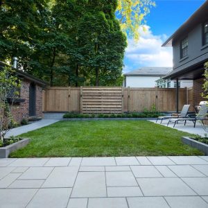 backyard renovation landscaping moss park custom