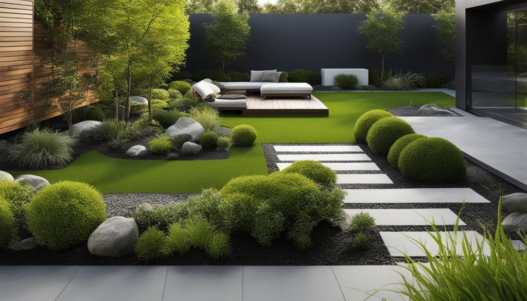 Low-maintenance landscaping