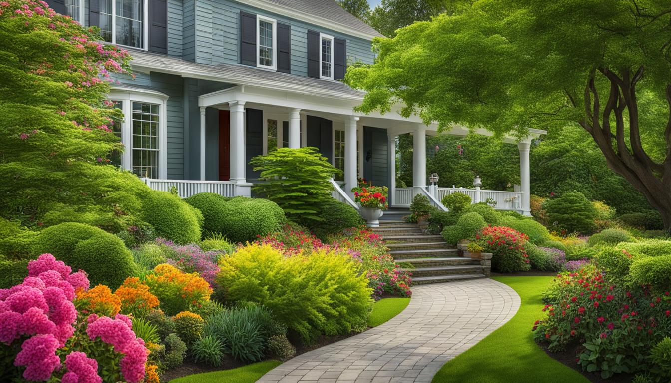 Curb appeal landscaping