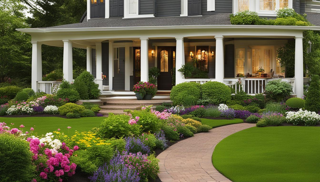 Front yard landscaping