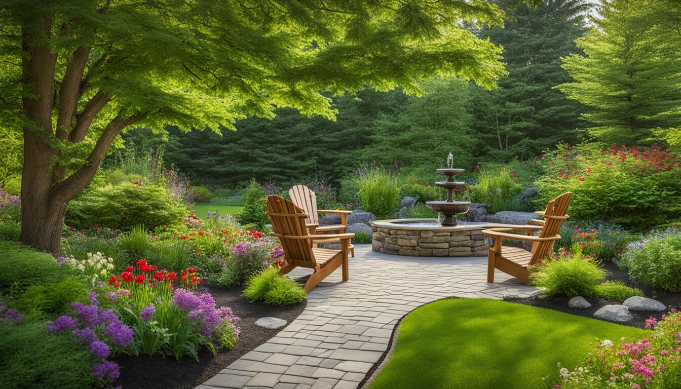 Garden landscape design