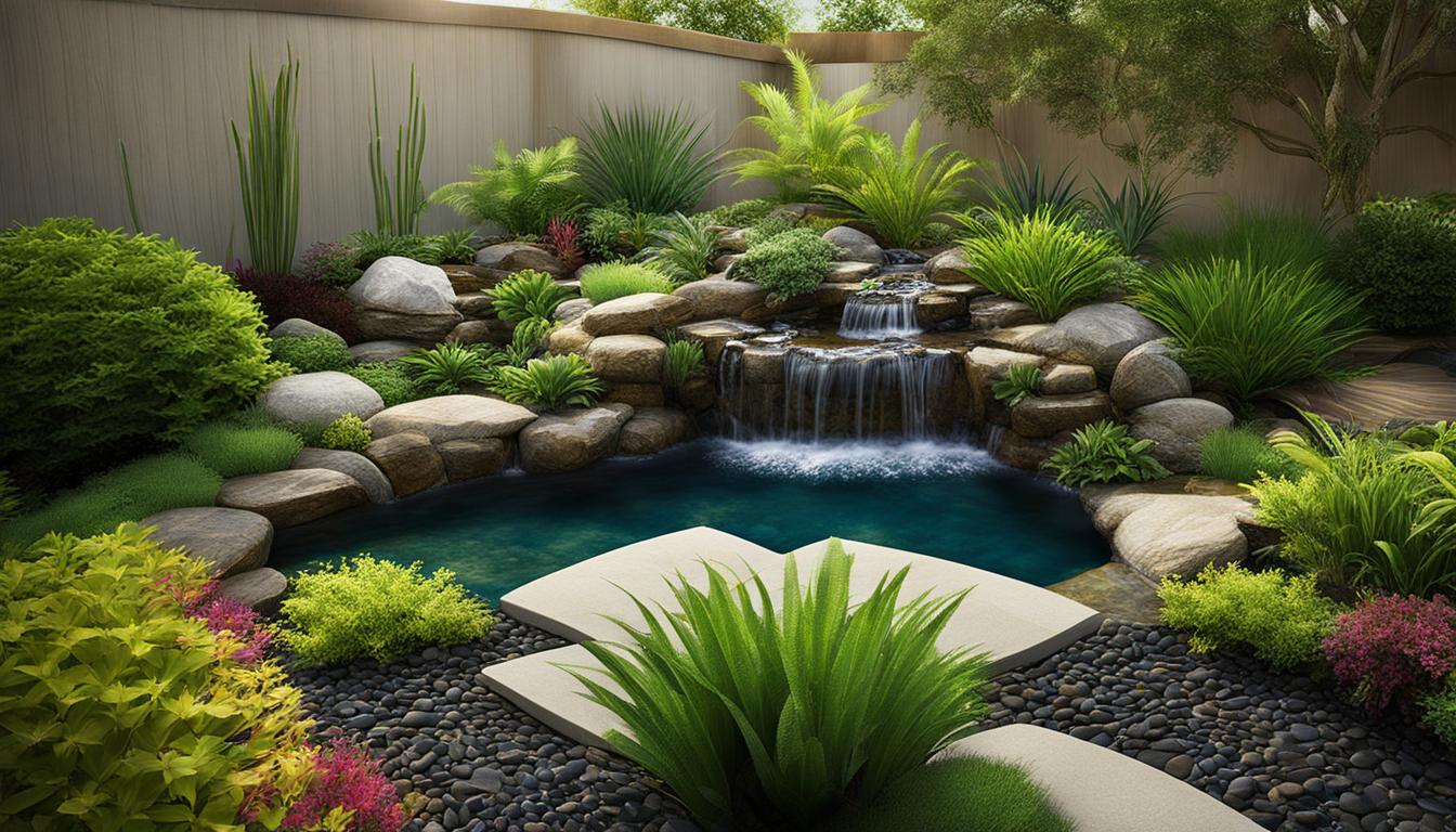 Landscape water features