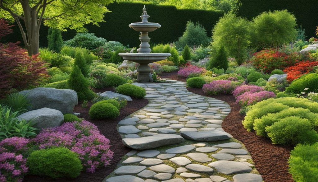 Enhance landscape with rocks and stones