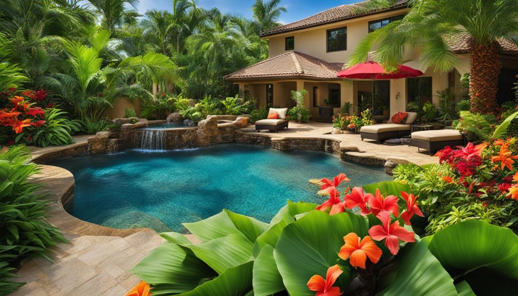 poolside plants