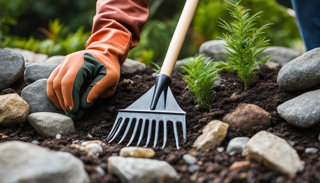 rock and stone landscaping maintenance and care