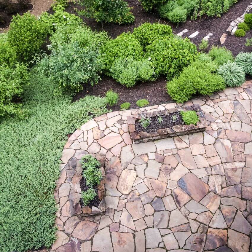 Visual concept of landscape design