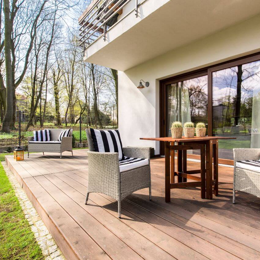 Woodwork design services porch installation