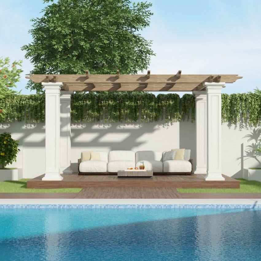 Woodwork services pergola installation